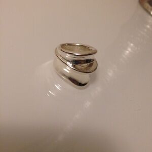 Sterling silver chunky ring size 6.5